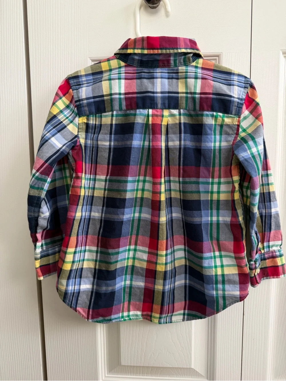 Ralph Lauren Boys Plaid Button Down Shirt Size 3/3T Multicolor Pony